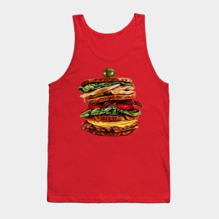 Turkey Club on Rye Tank Top